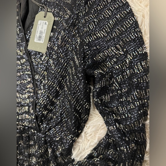 All Saints Black and Gray Long Sleeve Dress - Picture 4 of 5